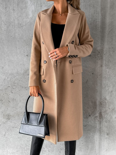 Marina | Dlhý a elegantný kabát pre ženy s elegantným strihom