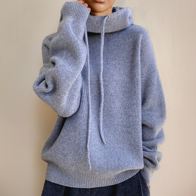 Zoe | Jersey de cuello alto de lana para mujer