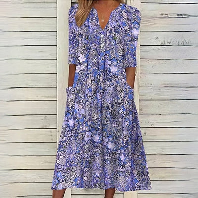 Vestido floral - Hulda