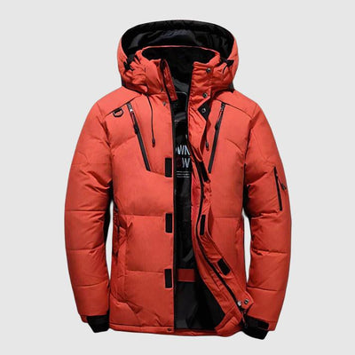 Veste d'hiver pour hommes - Veste imperméable et isolée pour le froid extrême