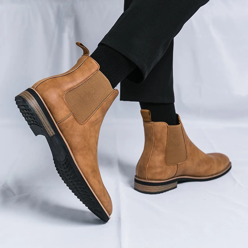 Niko - Botas de piel para hombre elegantes y cómodas.