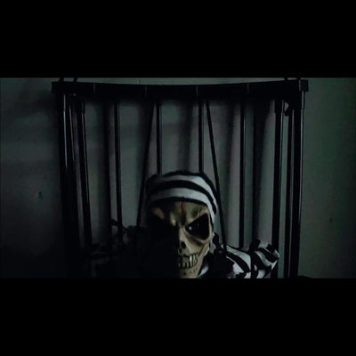 TerrorBone - Halloween için hareket algılayıcılı çığlık atan iskelet - Dış mekan için korkutucu aksesuar