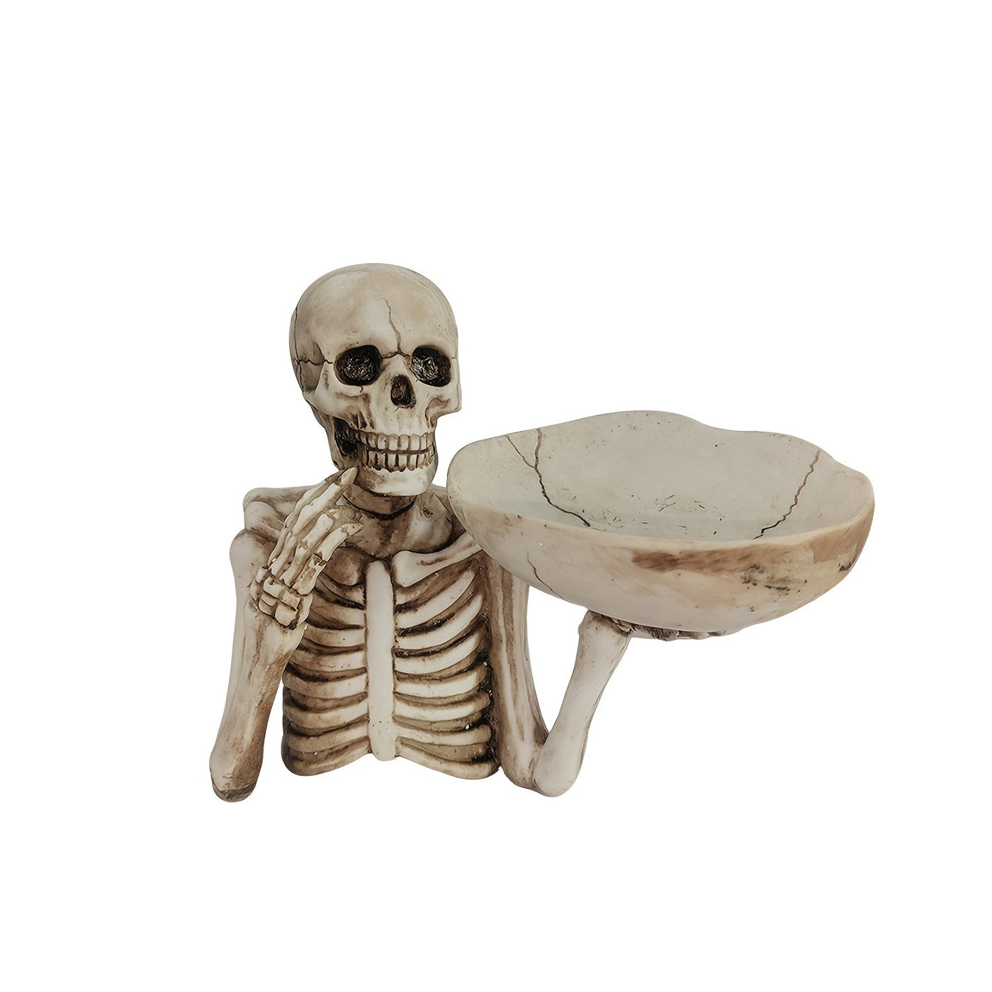 GhoulBowl | Reçine kafatası kase - Gotik iskelet dekorasyonu Cadılar Bayramı