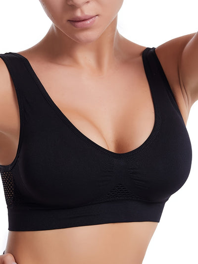 Спортивний бюстгальтер з м'якою безшовною чашкою для жінок – Ева Комфорт і підтримка
