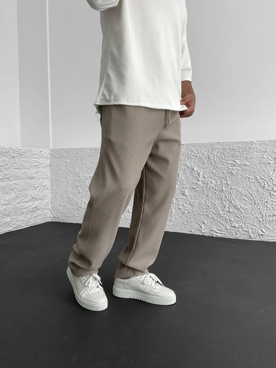 Mueler-mode | Pantalones cómodos de spandex acanalado