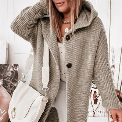 Gilet élégant pour femme avec capuchon - Kasjmier Look