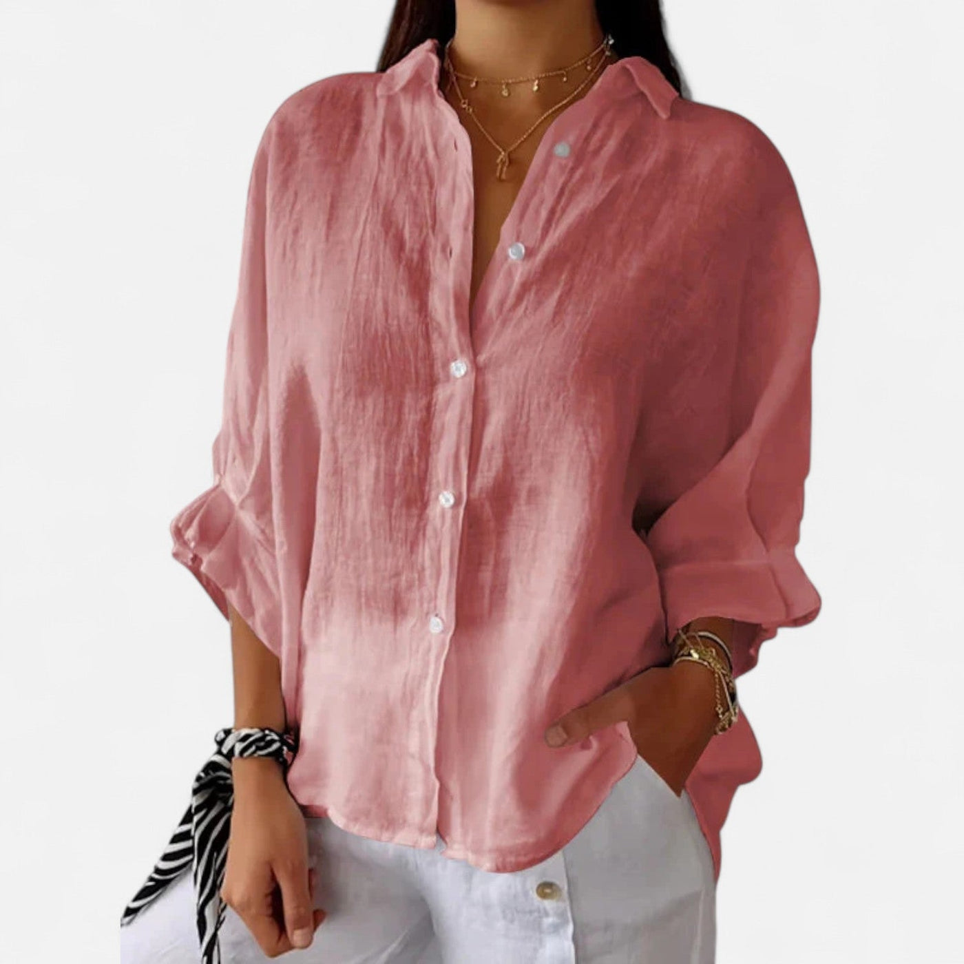 Old Monarchy | Camisa de lino de verano para mujer: elegancia natural y transpirable