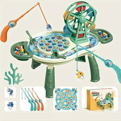 FISHFUN | Mesa de juego de agua magnética para niños 
