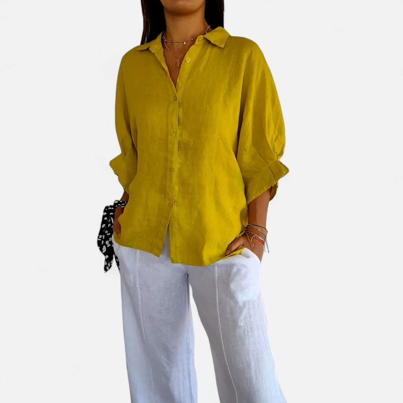 Old Monarchy | Camisa de lino de verano para mujer: elegancia natural y transpirable