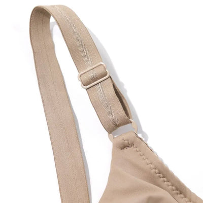 Sujetador con aros para mujer | Tallas grandes y cobertura completa | Bralette sin relleno | Spandex