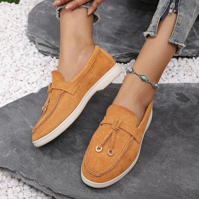 Mocasines para mujer | Diseño sin cordones | Cómodos y elegantes | Piel sintética y estilo clásico