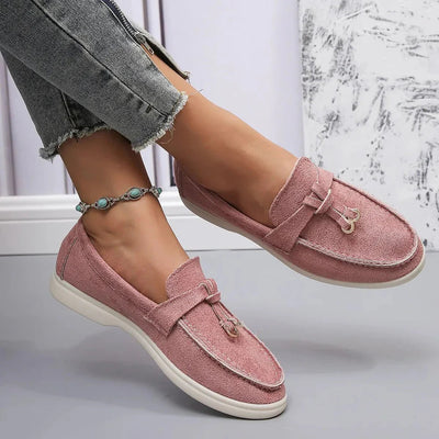 Mocasines para mujer | Diseño sin cordones | Cómodos y elegantes | Piel sintética y estilo clásico