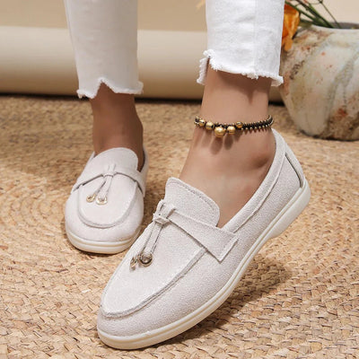 Mocasines para mujer | Diseño sin cordones | Cómodos y elegantes | Piel sintética y estilo clásico