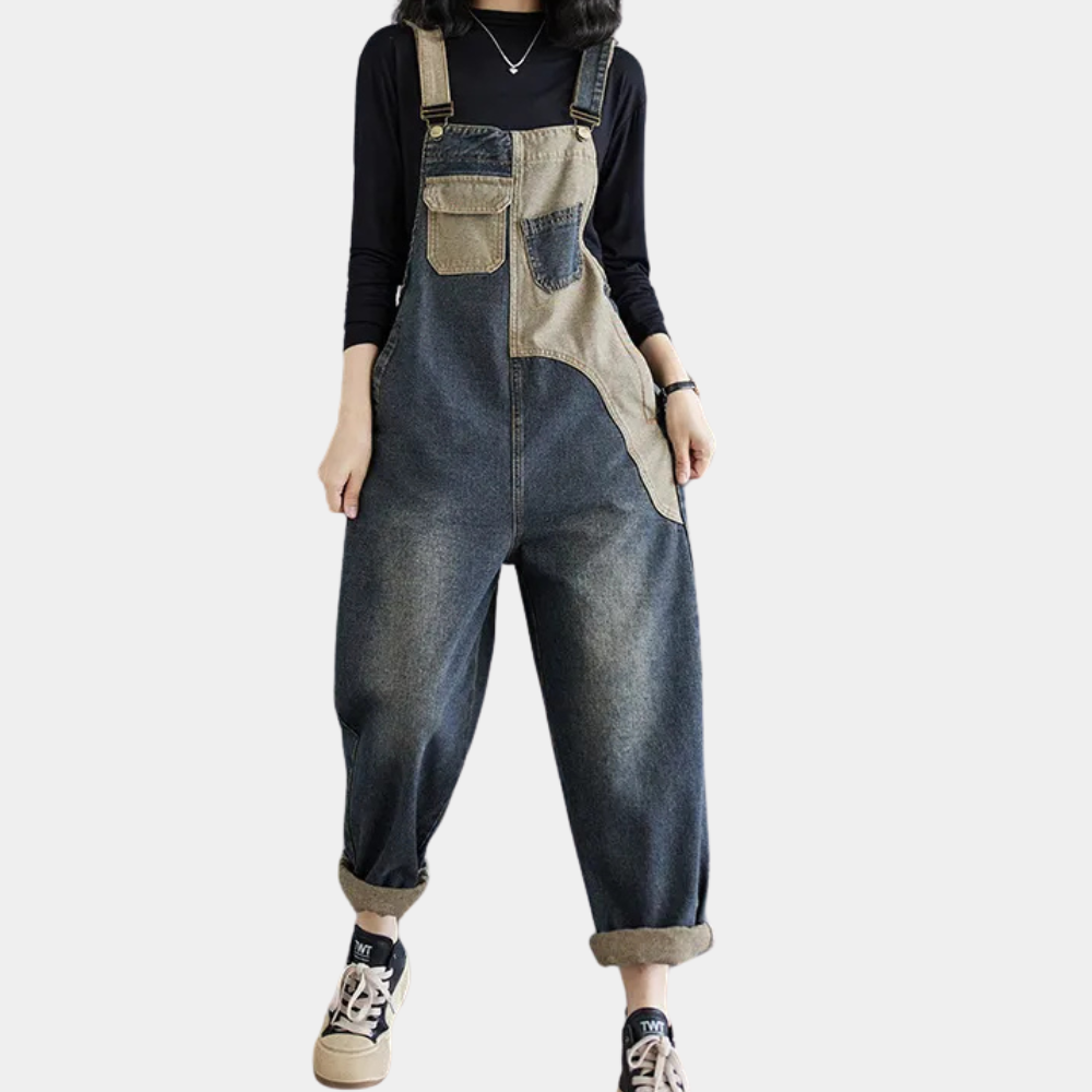 AGATA - Mono vaquero elegante de verano para mujer