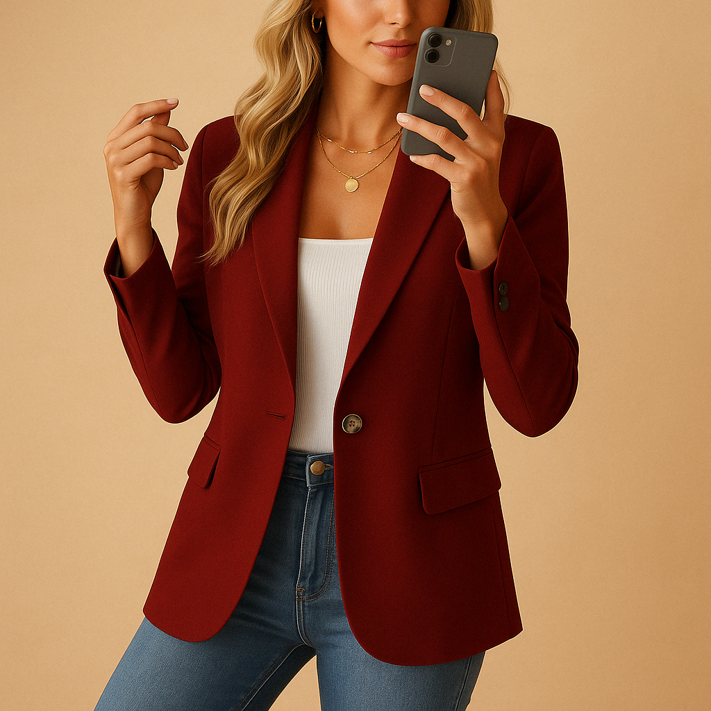 Blazer ajusté à la coupe confortable pour femmes | Yara