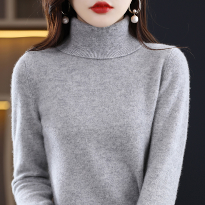 Cachemire de luxe pour femme Pull à col roulé - Elena