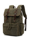 Bolsa de viaje informal para exteriores, mochila de lona.