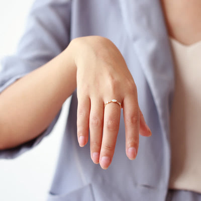 "Amour et sincérité" - Bague opale vintage - Isabella
