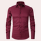 Camisa elástica para hombre | Camisa clásica de corte cómodo