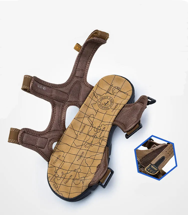 Hudson | Sandales orthopédiques à velcro pour hommes et femmes