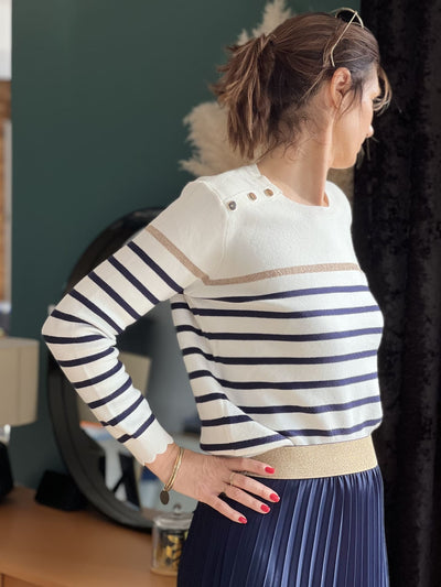 Pull marinière Linette