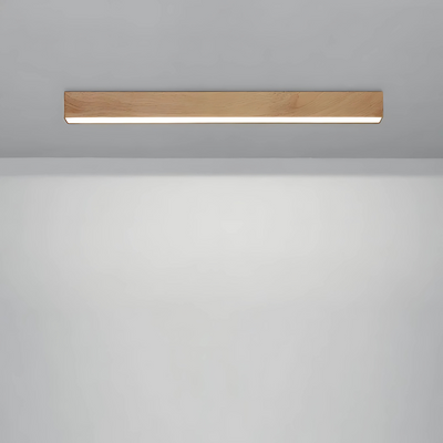 Plafonniers Modernes en Bois Linéaires pour Bar