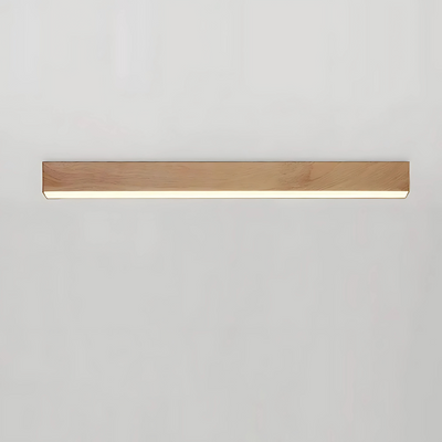 Plafonniers Modernes en Bois Linéaires pour Bar