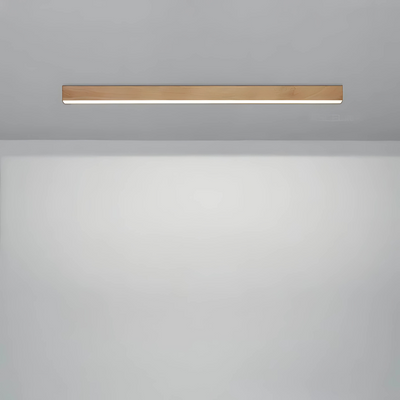 Plafonniers Modernes en Bois Linéaires pour Bar