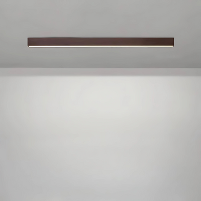 Plafonniers Modernes en Bois Linéaires pour Bar