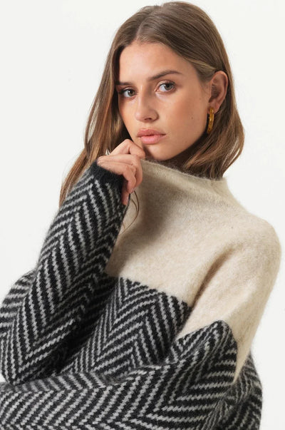 Gia - Pull à col roulé en cachemire de luxe