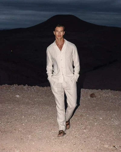 Conjunto de lino para hombre: elegancia y ligereza para el verano
