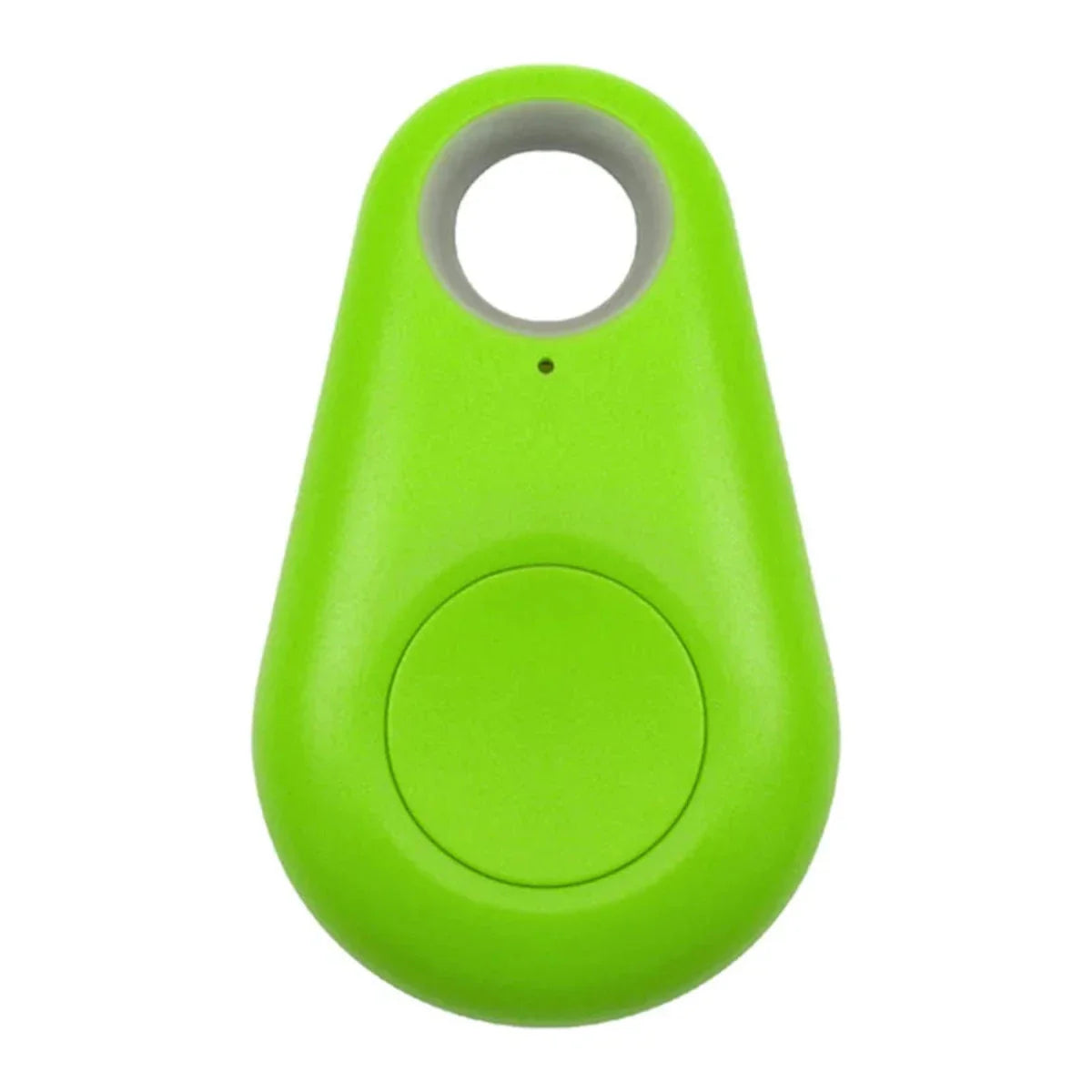 Traceur Bluetooth vert pour clés, design compact et moderne, technologie de localisation, accessoire pratique pour retrouver objets perdus.