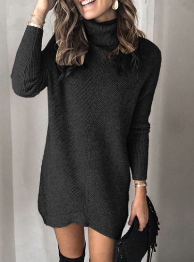 Pull long doux pour femme