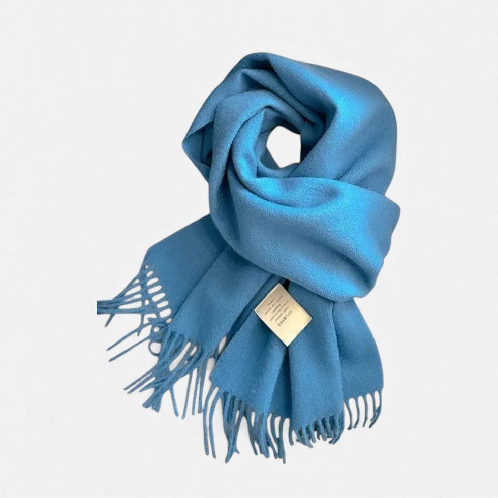 Blød halstørklæde med frynser til kvinder og mænd