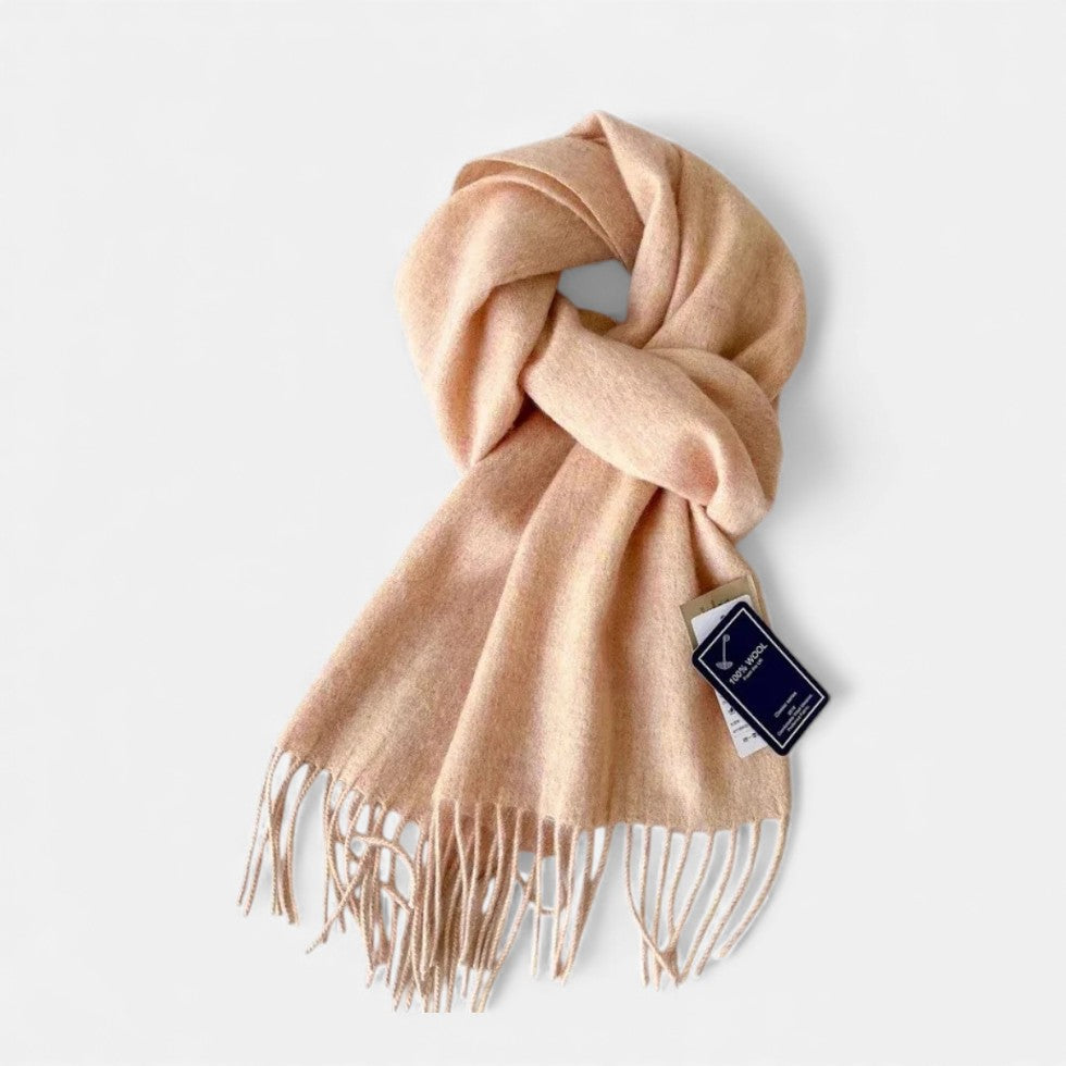 Blød halstørklæde med frynser til kvinder og mænd