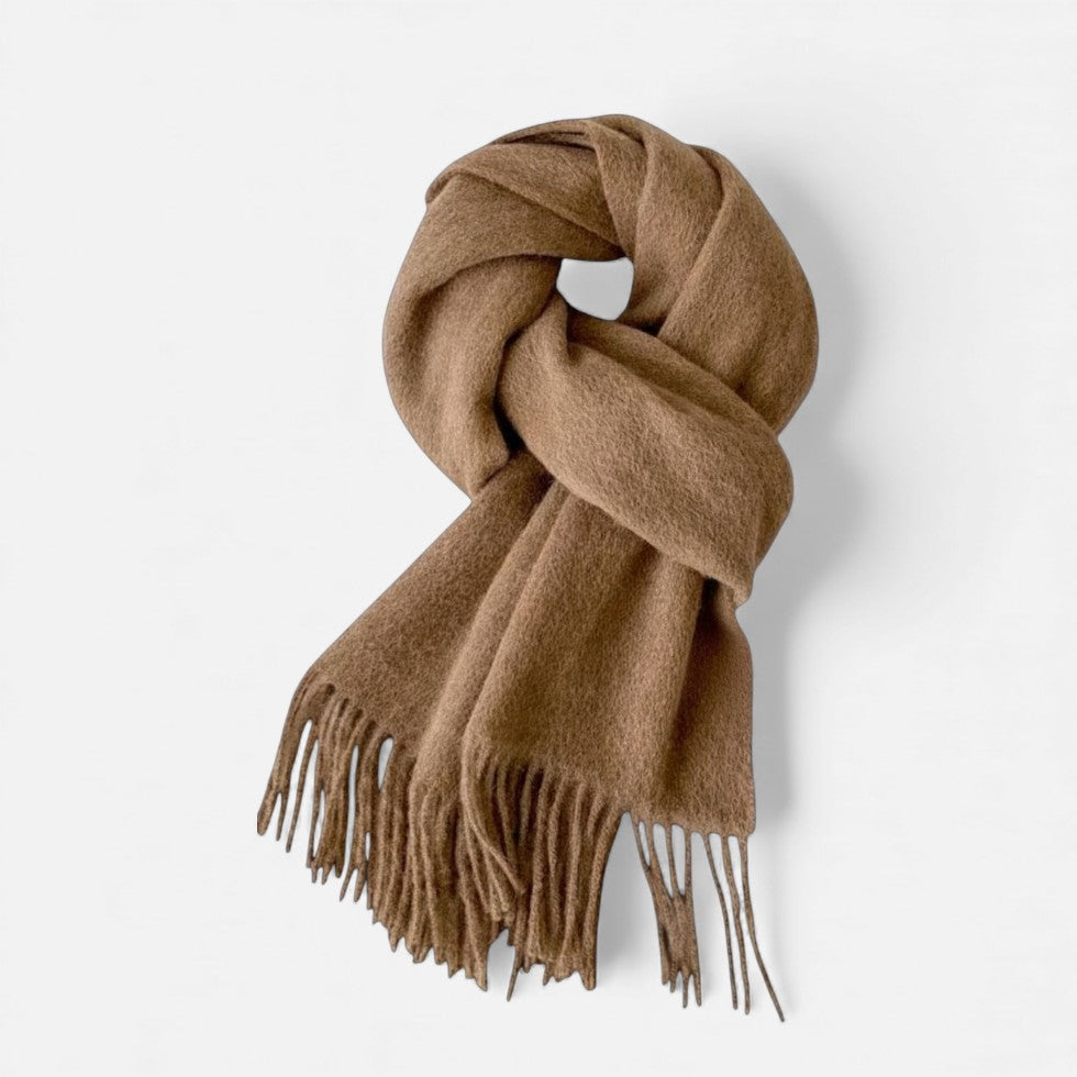 Blød halstørklæde med frynser til kvinder og mænd