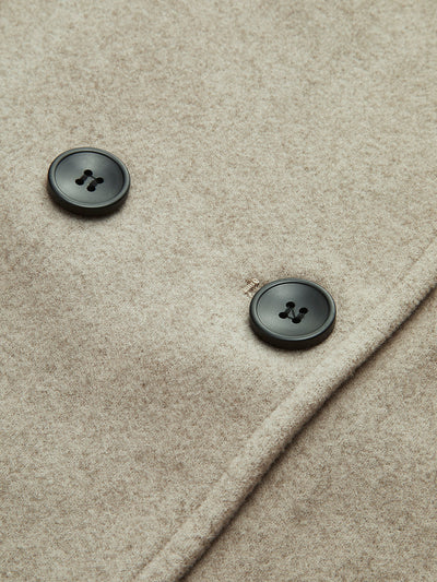 Manteau d'automne | Manteau surdimensionné pour femme avec détails vintage et style décontracté