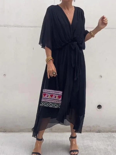 Joanna - Vestido elegante con escote
