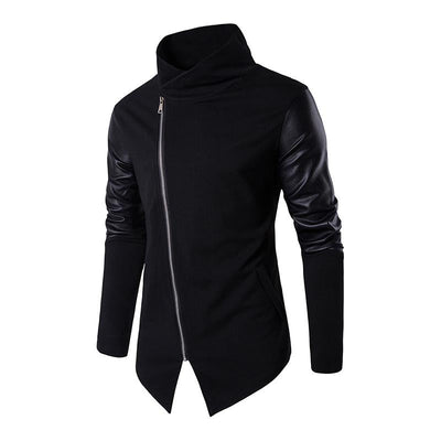Chaqueta informal de cuello alto para hombre