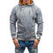 Chaqueta asimétrica con cremallera para hombre