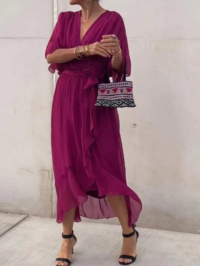Joanna - Vestido elegante con escote