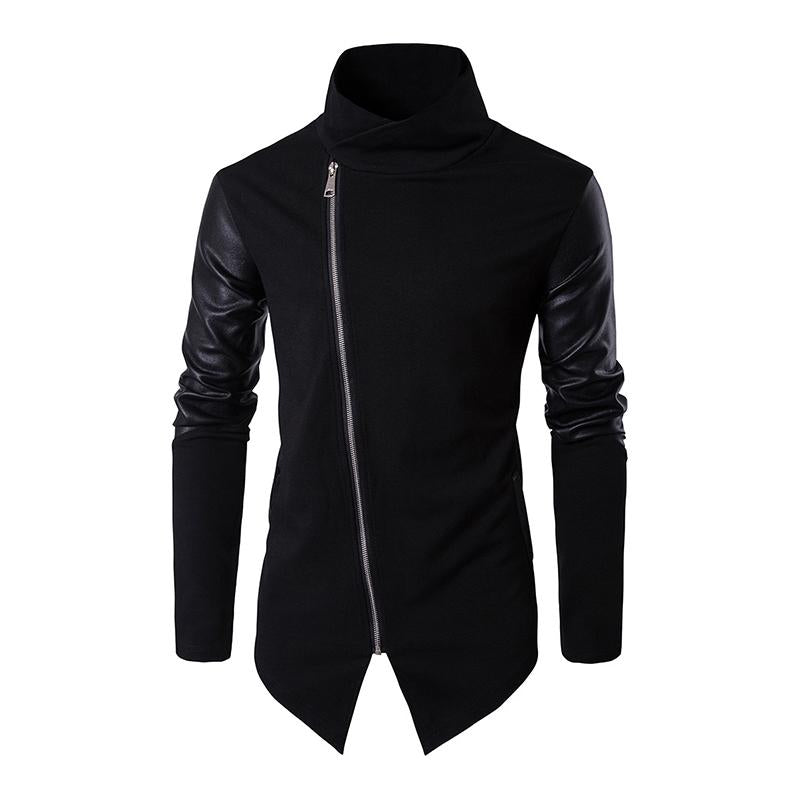 Chaqueta informal de cuello alto para hombre
