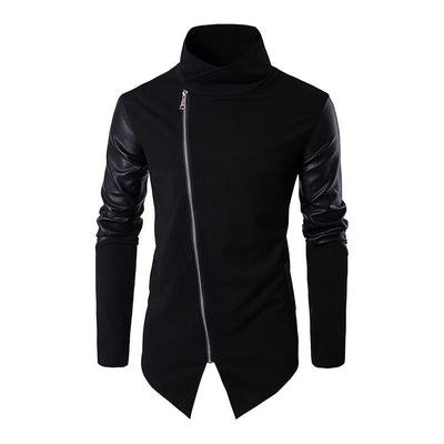 Chaqueta informal de cuello alto para hombre