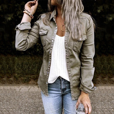 Veste en jean élégante pour femme - Elisa