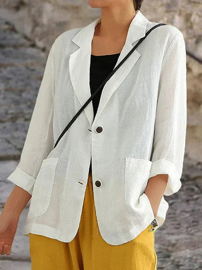 Blazer de lino para mujer | Ligero y elegante | Casual Chic