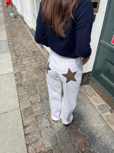 Vaqueros holgados con estrellas | Cintura alta | Ropa urbana y original