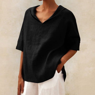 Blusa informal de lino Jil