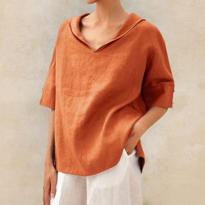 Blusa informal de lino Jil