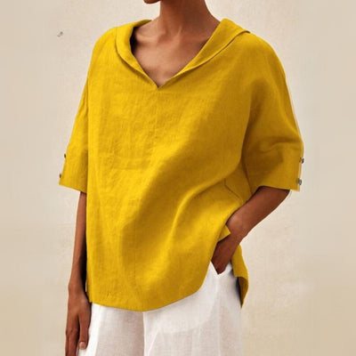 Blusa informal de lino Jil