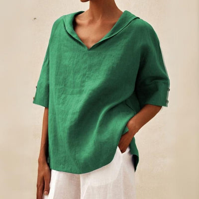 Blusa informal de lino Jil